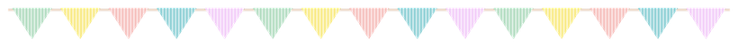 三角の区切り線