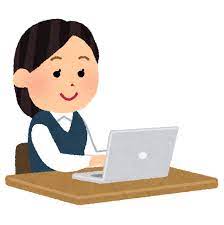 働く女性のイラスト