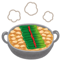 もつ鍋のイラスト