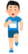 ランニングしてる人イラスト