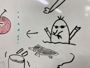 ホワイトボードの絵